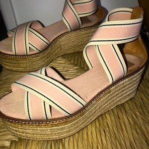 TORY BURCH Frieda Wedge Sandals.